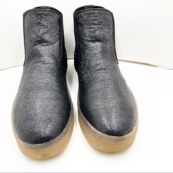 {Sam Edelman} Margot Chelsea Metallic Sneaker Boots - Picture 12 of 16